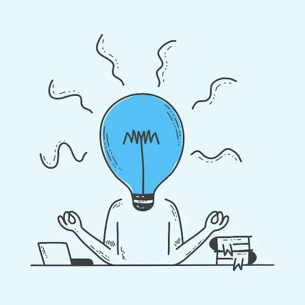 illustration of learning to think